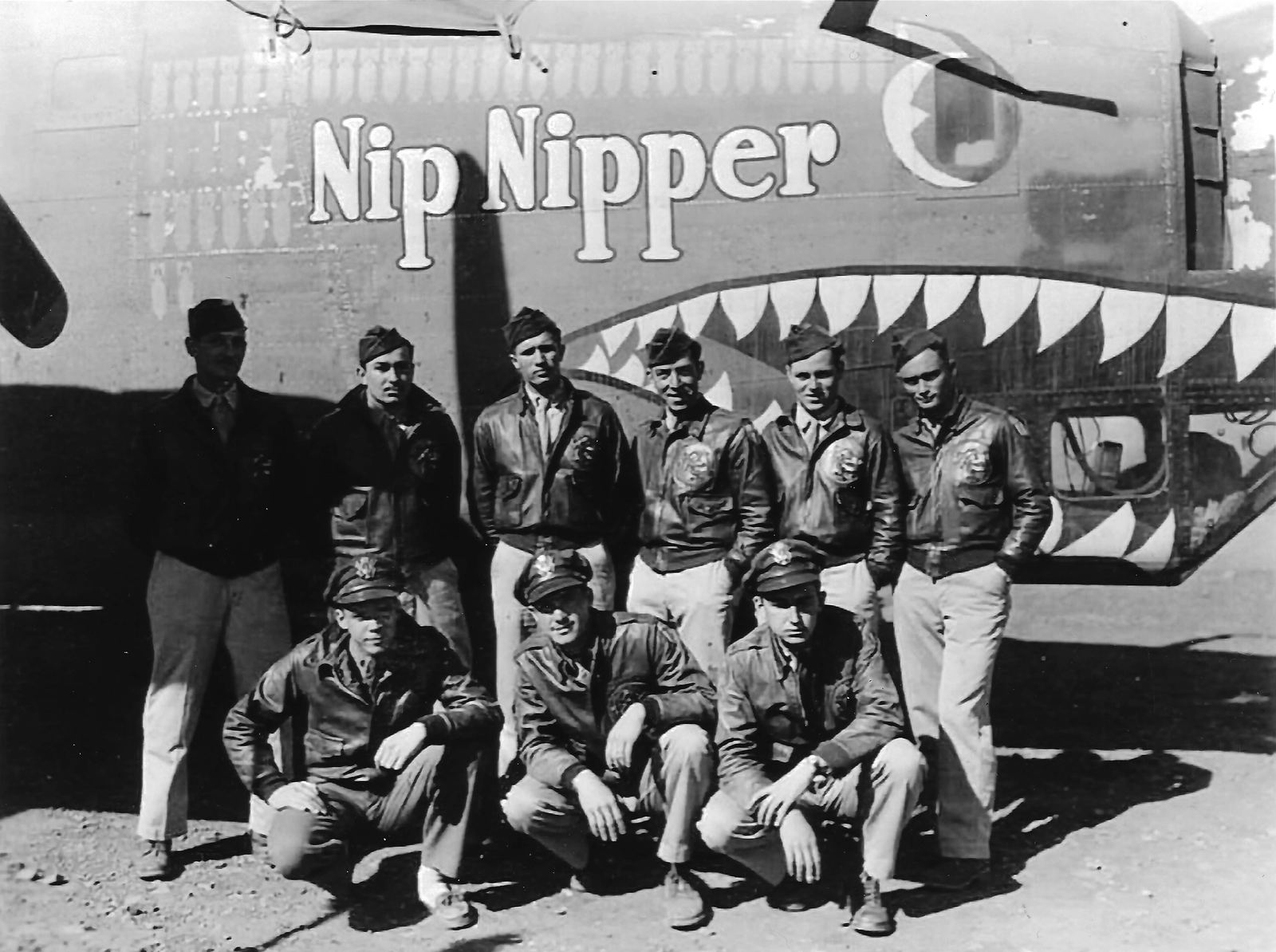 B-24 combat crew photograph, China-Burma-India Theater, World War II